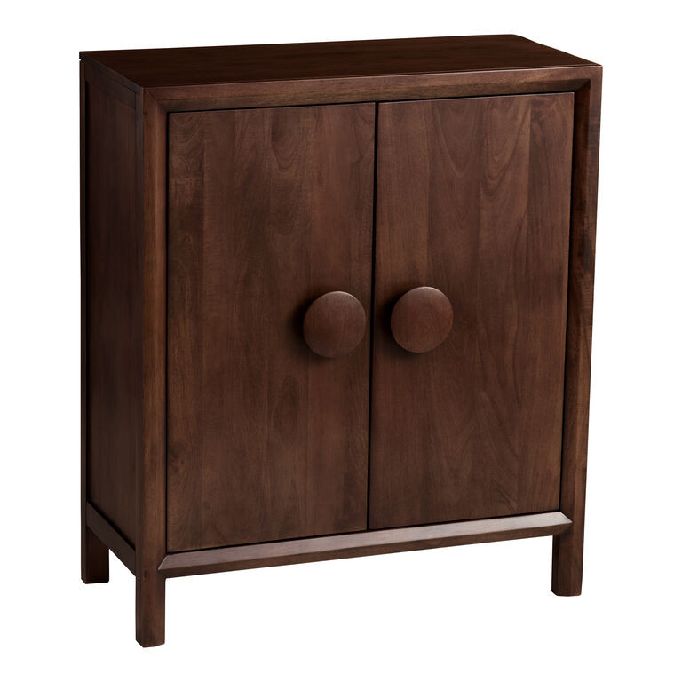 Walsh Light Cocoa Wood Storage Cabinet | World Market