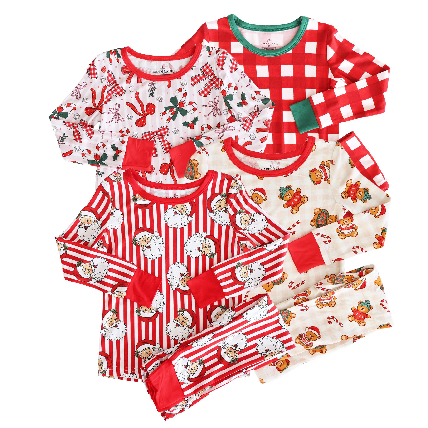 Christmas Bamboo Two Piece Pajama Sets | Caden Lane