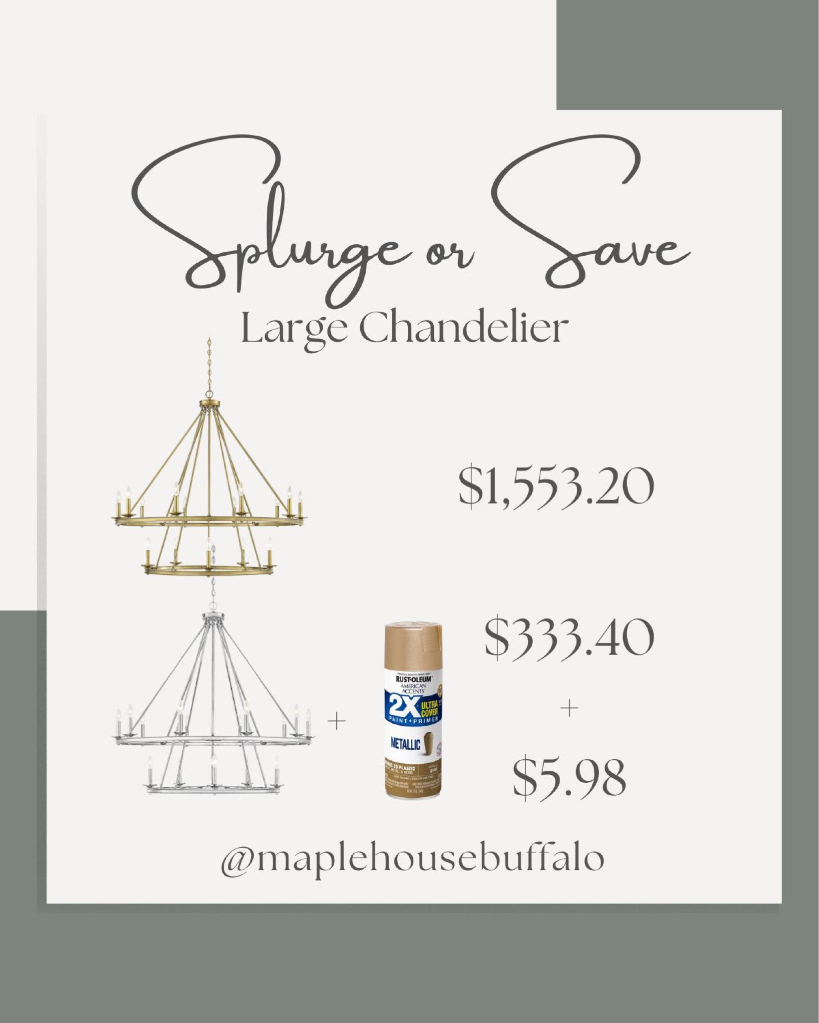 Save or splurge - large chandelier -
Foyer or great room chandelier - tiered chandelier 

#LTKhome #LTKFind #LTKsalealert