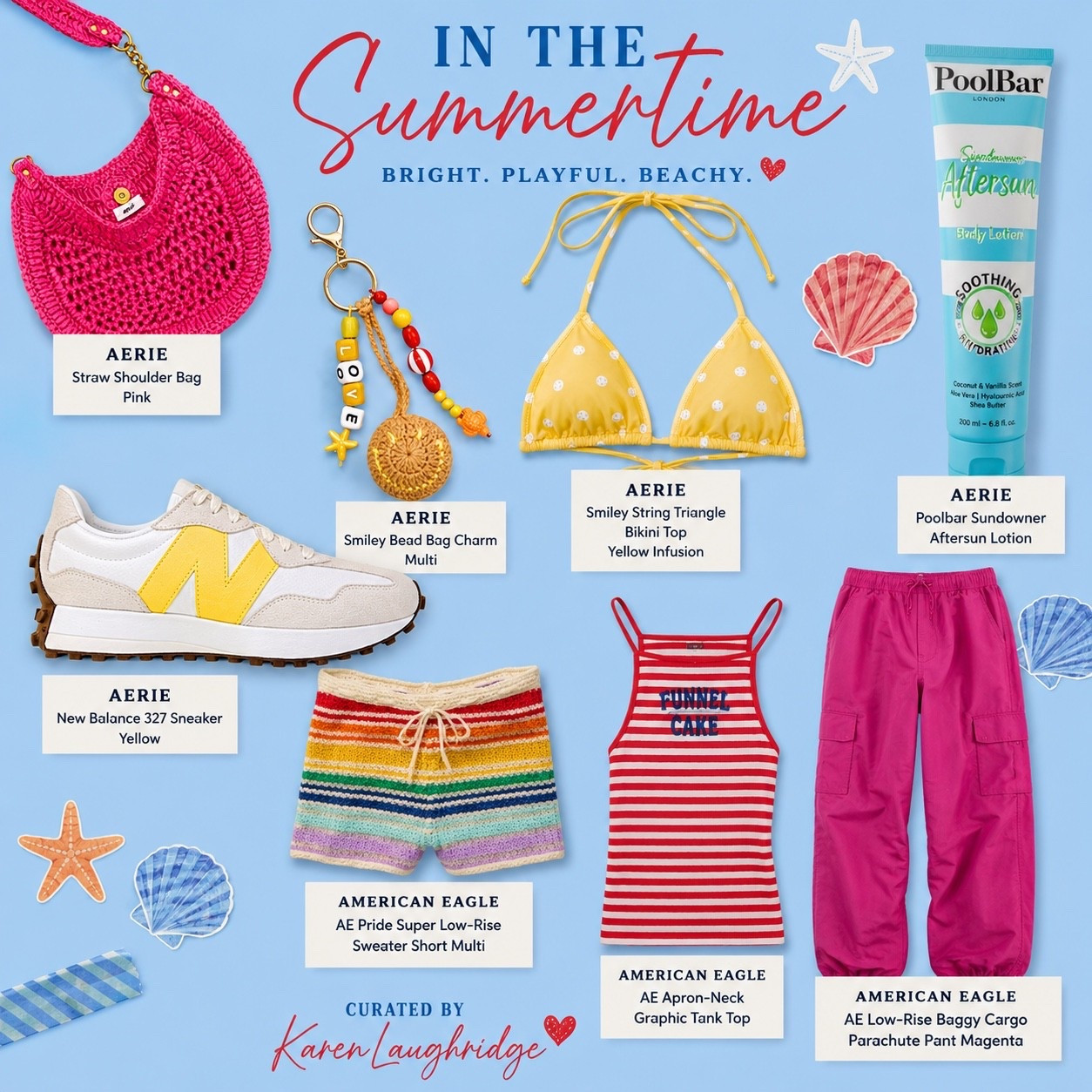 In the summertime 🍒☀️🌊

Bright, playful, beachy pieces I’m loving right now — think crochet textures, cherry reds, sunshine yellow, and easy throw-on-and-go summer style.

Everything is linked in my LTK 🤍

Comment SHOP and I’ll send you the links.

#LTKSeasonal #LTKootd #LTKSaleAlert