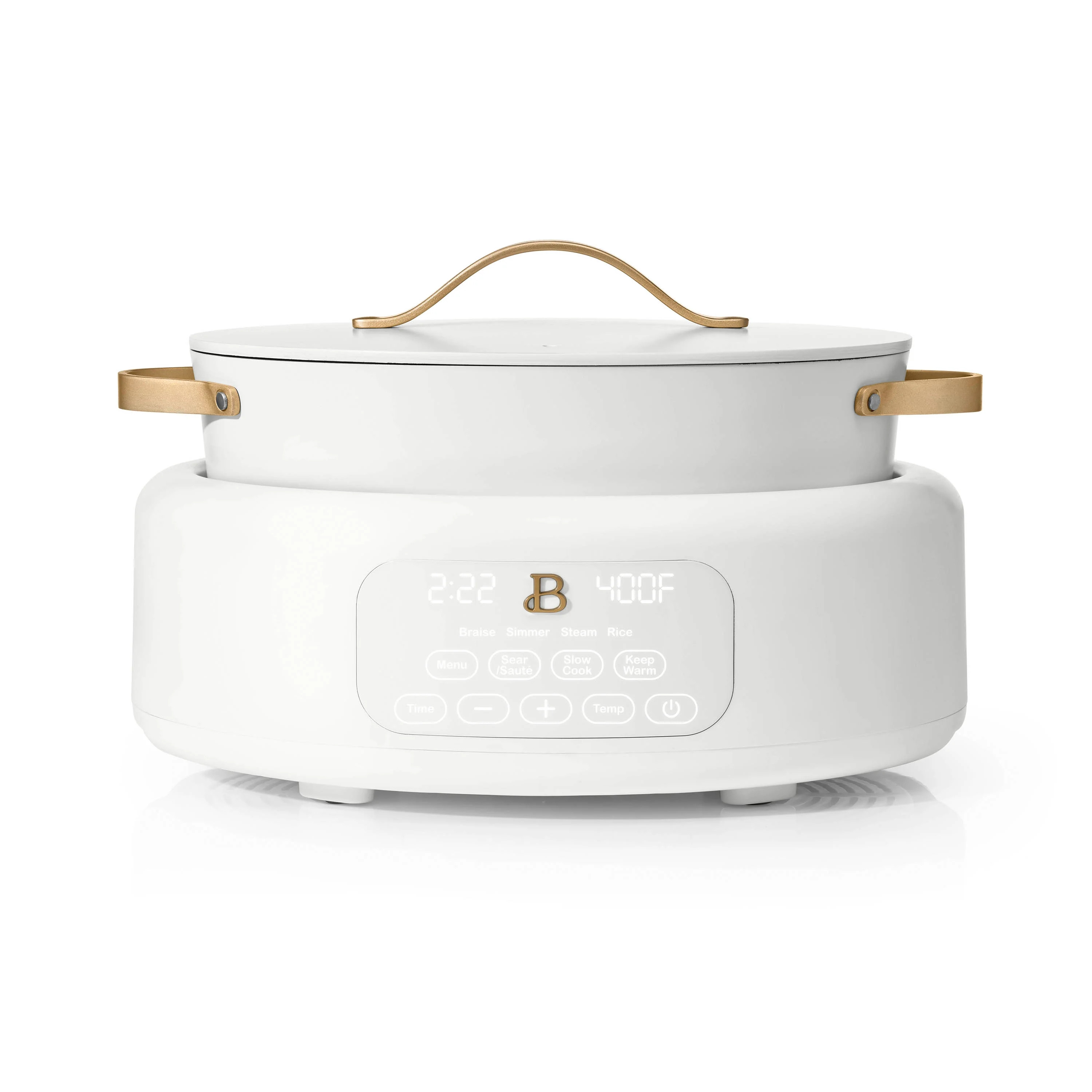 Beautiful 10 in 1, 6 Qt Electric Multi-Cooker, White Icing by Drew Barrymore | Walmart (US)