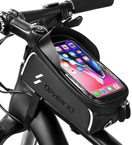 Bike Phone Front Frame Bag - Bicycle Bag Waterproof Top Tube Cycling Phone Mount Pack Phone Case for | Amazon (US)