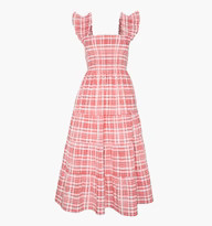 The Ellie Nap Dress - Cherry Watercolor Gingham | Hill House Home US
