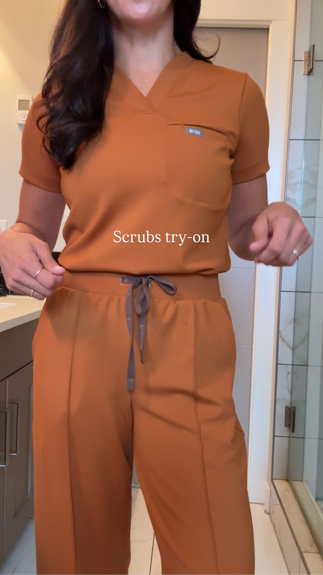 New figs scrubs try on !! New colors rosewood and alder. I’m wearing medium pants and small tops! 

My figs discount code is AshleyTFIRSTFIGS 

#LTKworkwear #LTKcanada #LTKstyletip