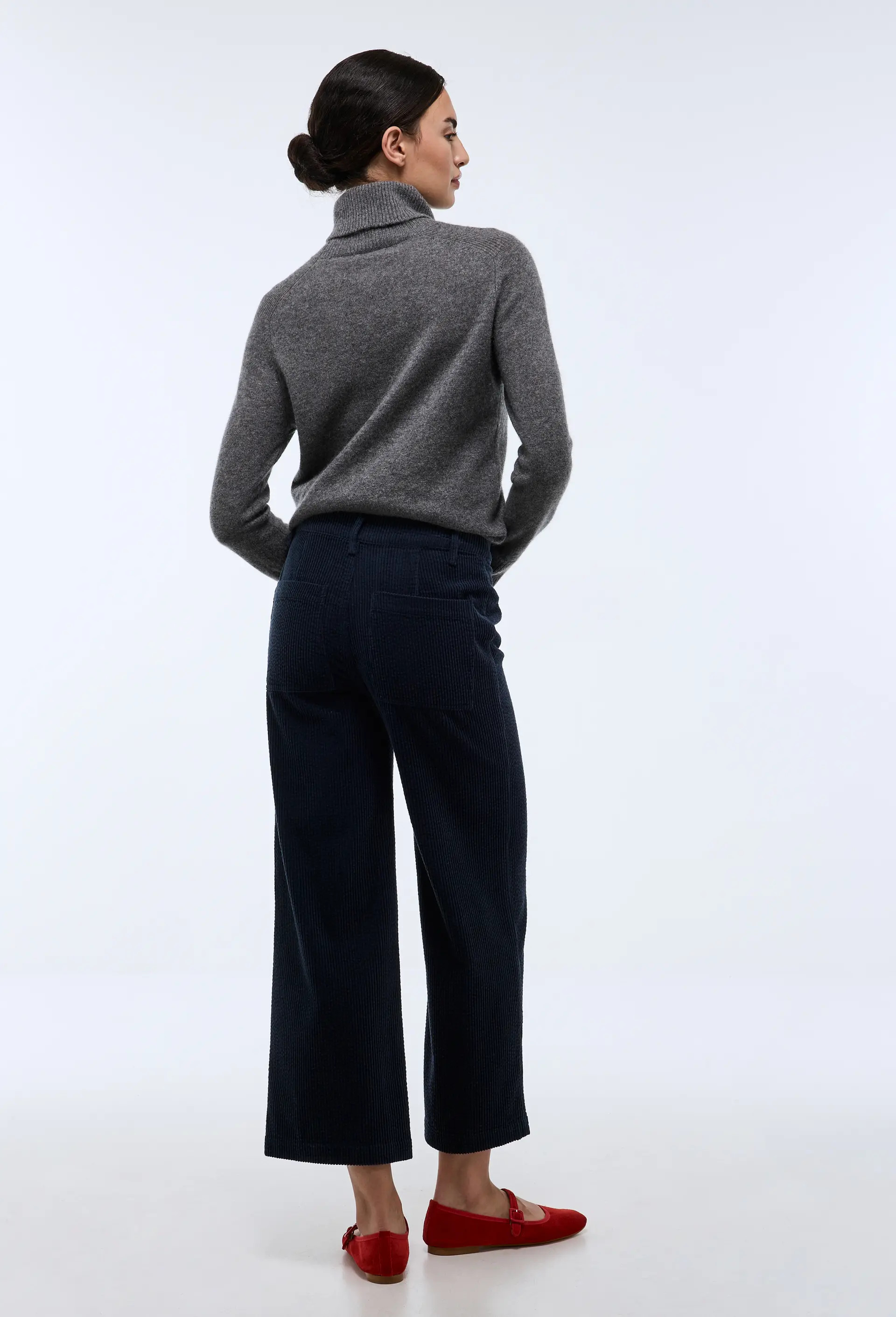 Pantalon large en velours | Monoprix Mode