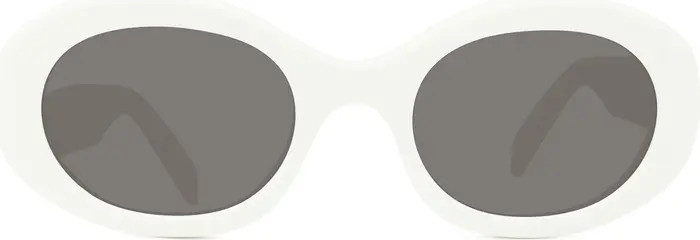 Triomphe 54mm Oval Sunglasses | Nordstrom