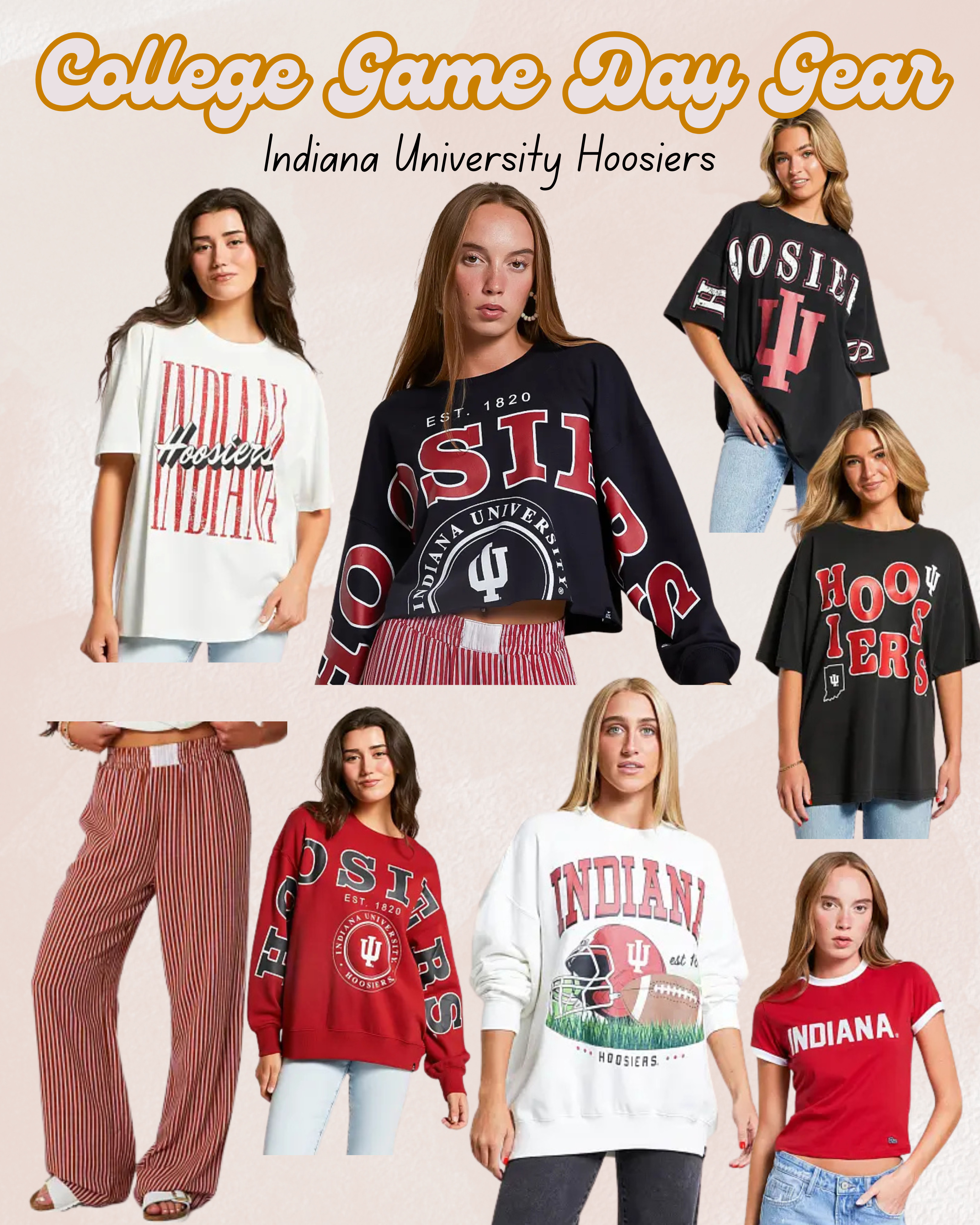 Buckle has the cutest game day gear. Perfect for Fall. Wear to football, basketball, baseball, or any games or events for the matter. Here is the options for Indiana University Hoosiers. 

 

#LTKSeasonal #LTKActive #LTKStyleTip