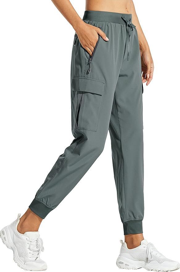 Libin Women's Cargo Joggers Lightweight Quick Dry Hiking Pants Athletic Workout Lounge Casual Out... | Amazon (US)