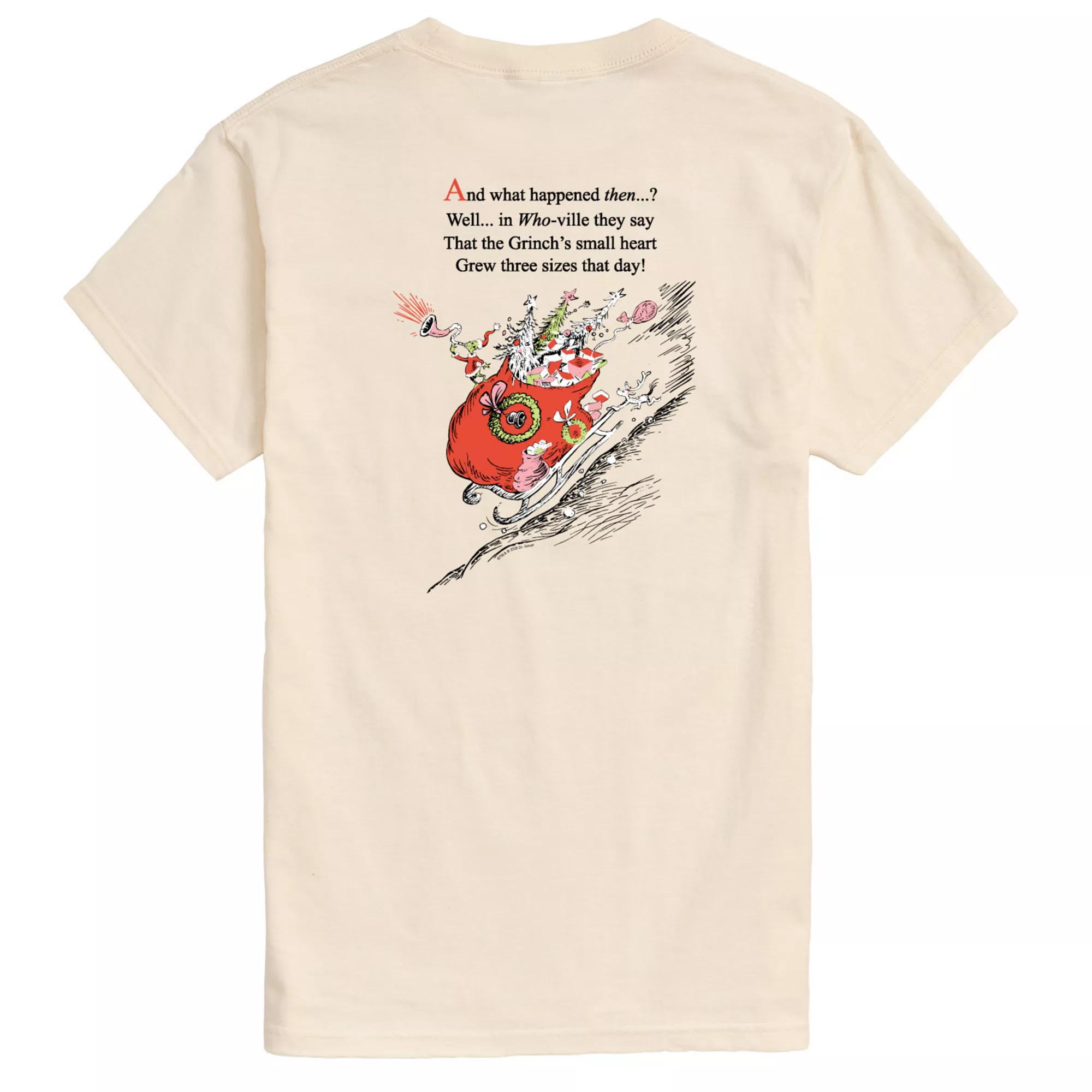 Men's Dr. Suess How The Grinch Stole Christmas Sleigh Graphic Tee | Kohl's