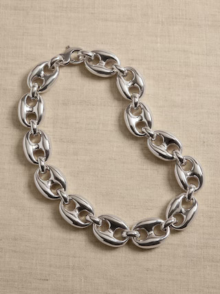 Mariner Jumbo Link Necklace by Aureus + Argent | Banana Republic (US)