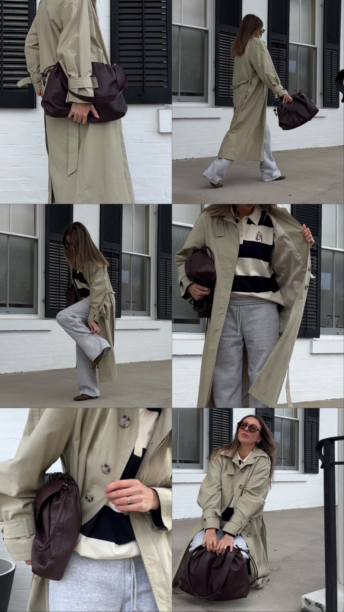 Sport casual Outfit of the day :
Styling trench, kitten heel boots, sweatpants and polo shirt 

#LTKcanada #LTKspring