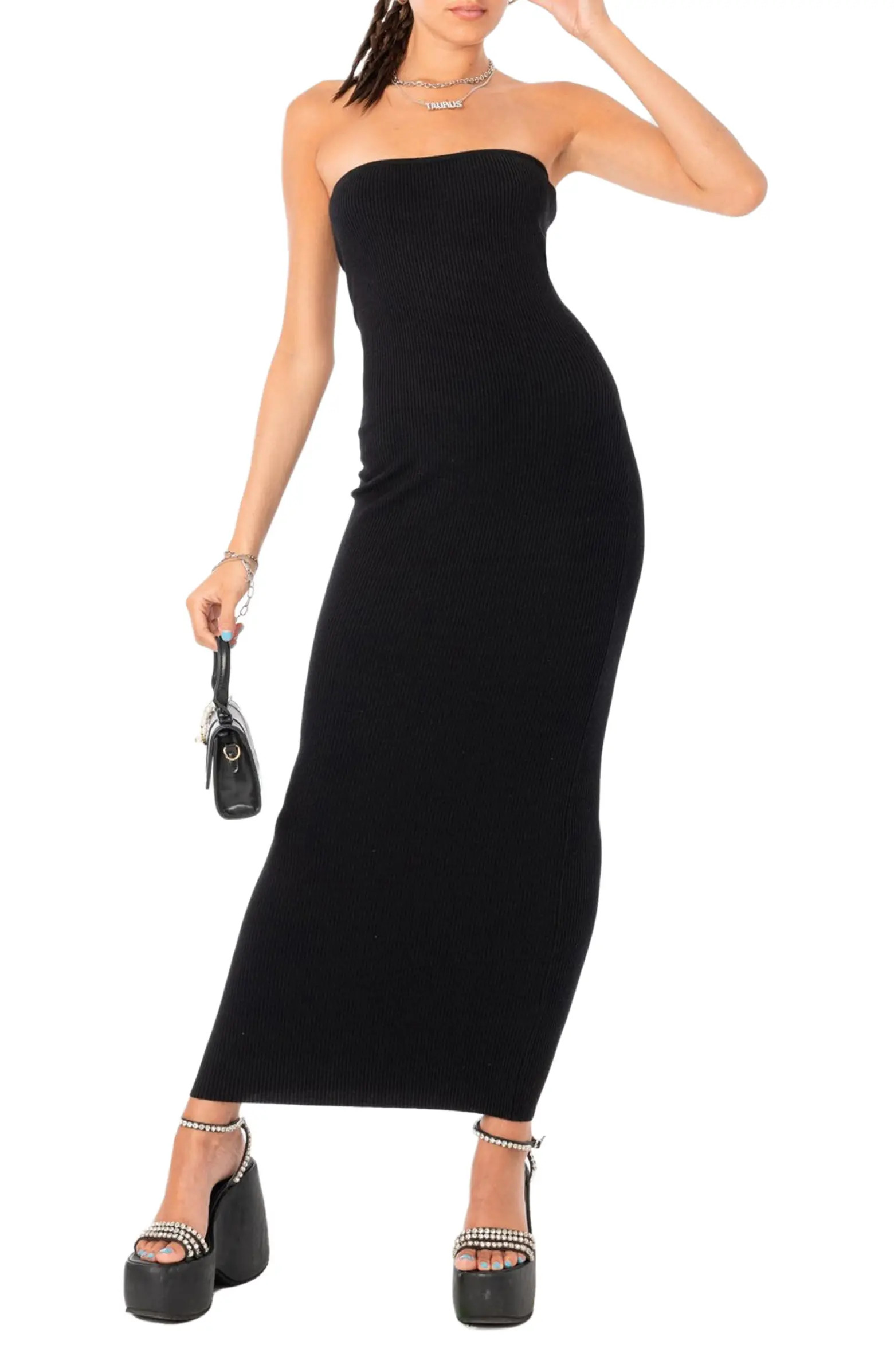 Paola Strapless Knit Maxi Dress | Nordstrom