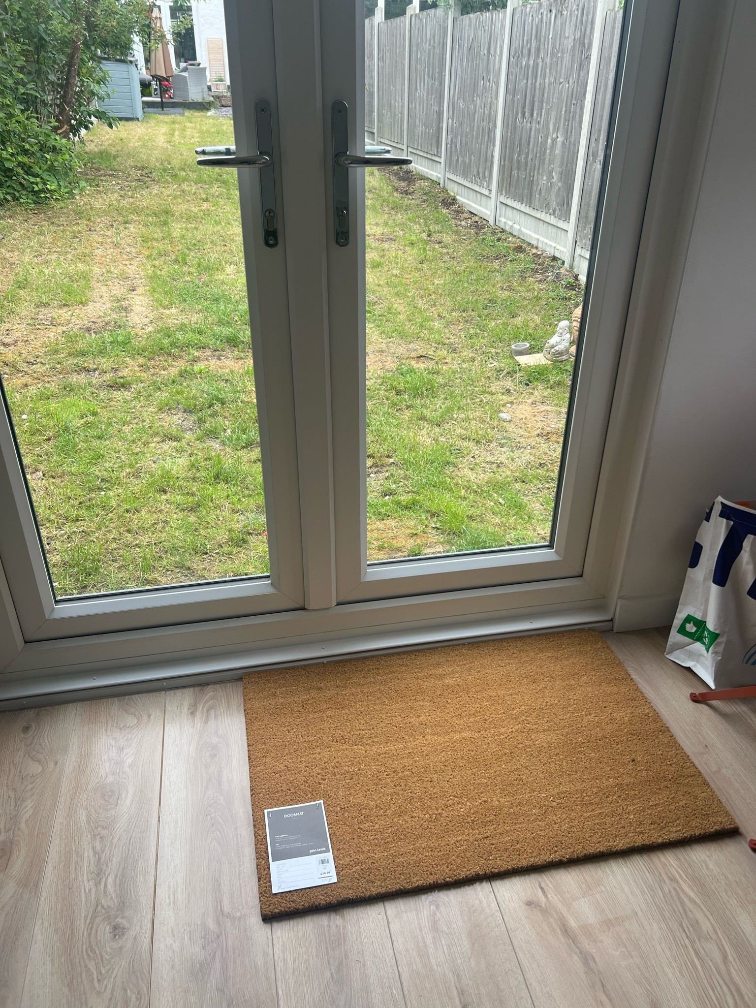 With all the rainy weather, the first purchase for our garden studio had to be a door mat 🫠

Bought two to see which one worked better. Keeping the coir mat as it has rubber on the bottom to stop it from slipping.

The jute one is cute but I reckon it’ll be too slipping on a laminate floor.

#LTKhome #LTKuk #LTKsummer