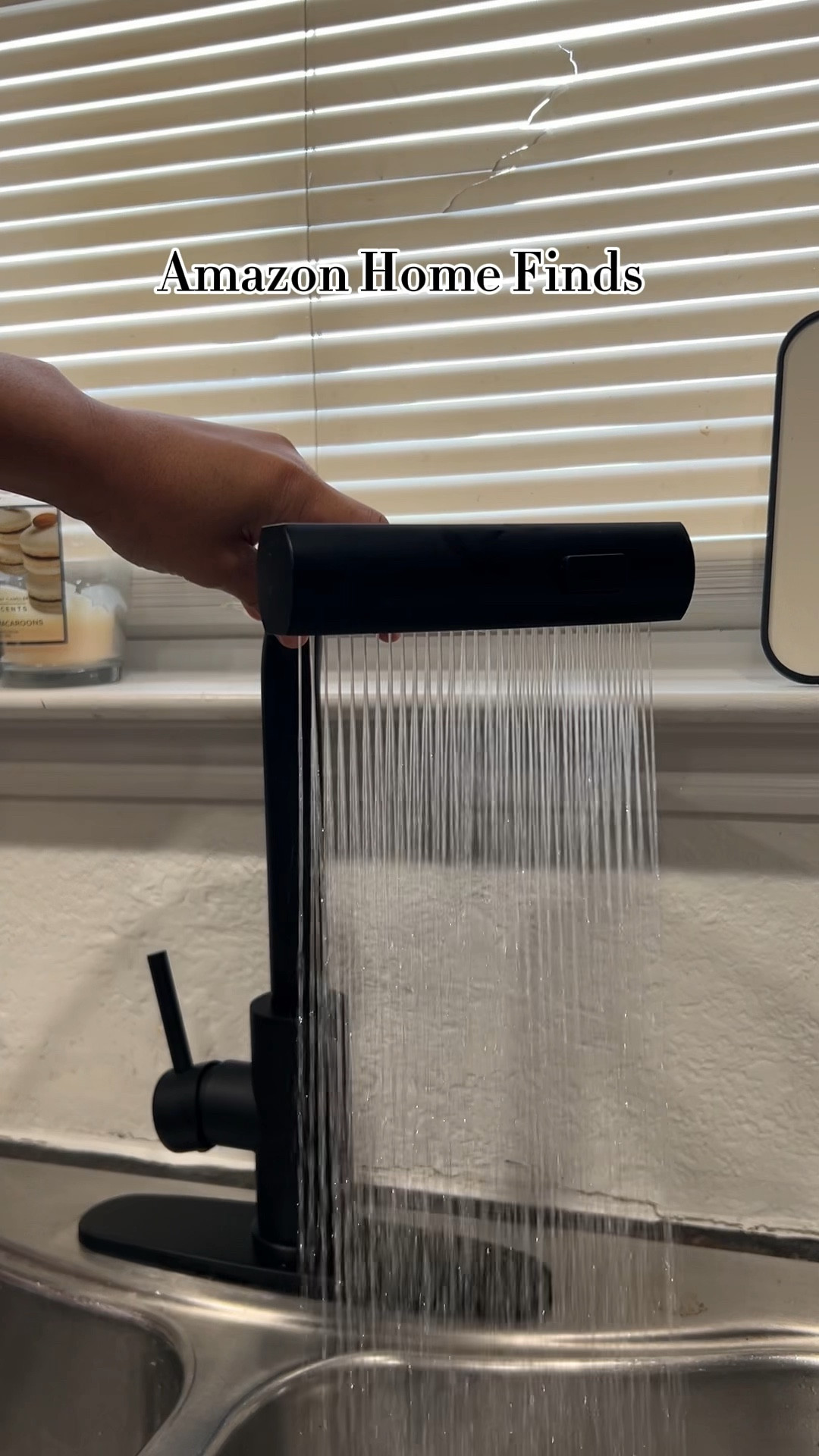 Finally upgraded my kitchen faucet. I had been eyeing this one on Amazon and safe to say it was a great purchase. I’m in love with the matte black finish and the sprayer. Comes in multiple finishes. 

Home decor, DIY Home Decor, Kitchen , Faucets, Matte Black Accents, Modern Home Finishes, Amazon Home, Amazon finds 

#LTKfindsunder100 #LTKVideo #LTKhome