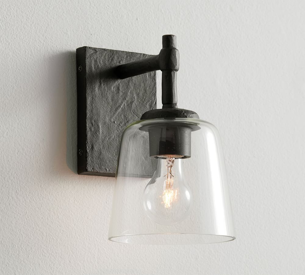 Porter Recycled Glass Sconce | Pottery Barn (US)