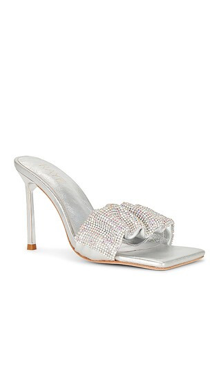 Glorie Heel in Silver | Revolve Clothing (Global)