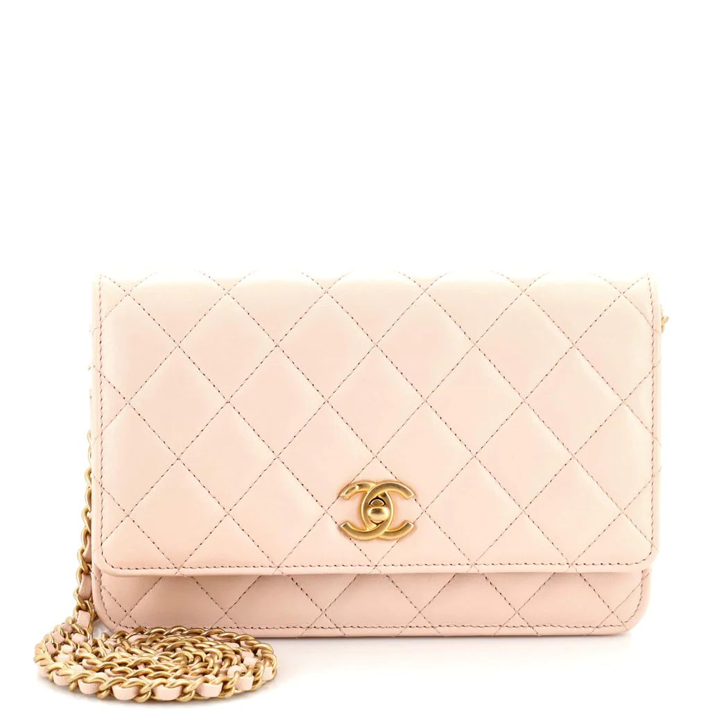 Pearl Crush Wallet on Chain Quilted Lambskin | Rebag
