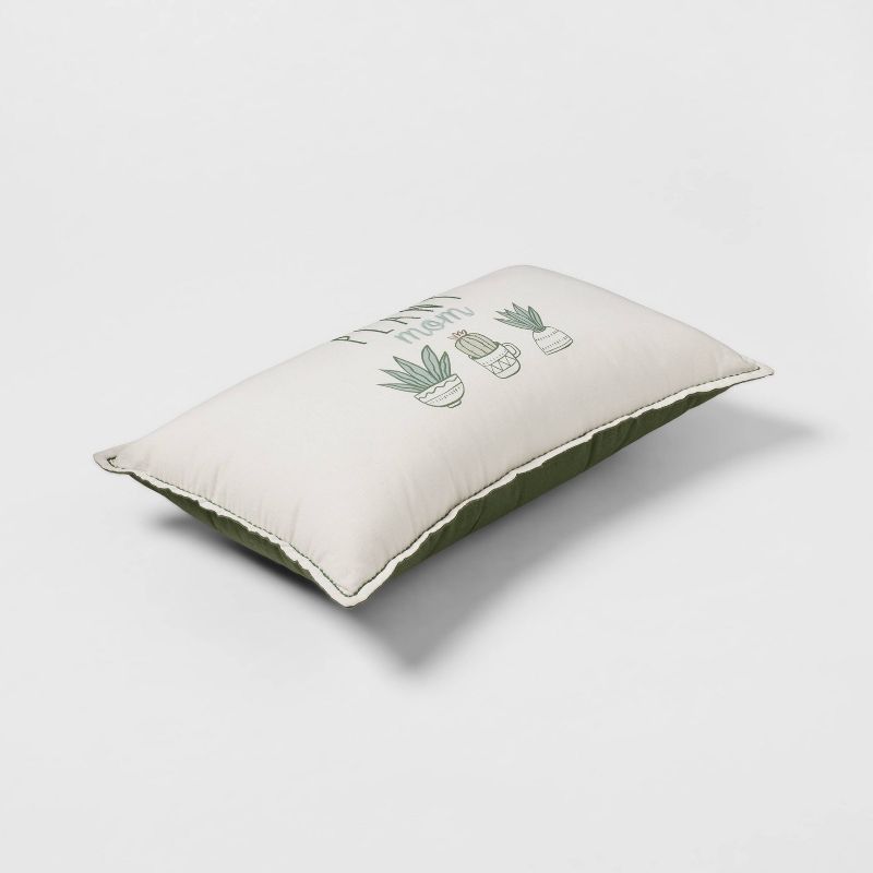 'Plant Mom' Lumbar Throw Pillow Green | Target