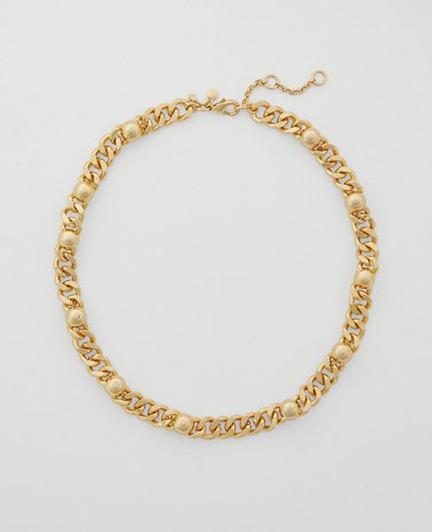 Metal Ball Chain Necklace | Ann Taylor (US)