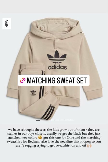 The cutest adidas sweatset for kids - comes in multiple colors. @adidas #adidaspartner #createdwithadidas #ad

Kids style, adidas set; kids adidas; kids sportswear; kids school clothes

#LTKGiftGuide #LTKkids #LTKfamily