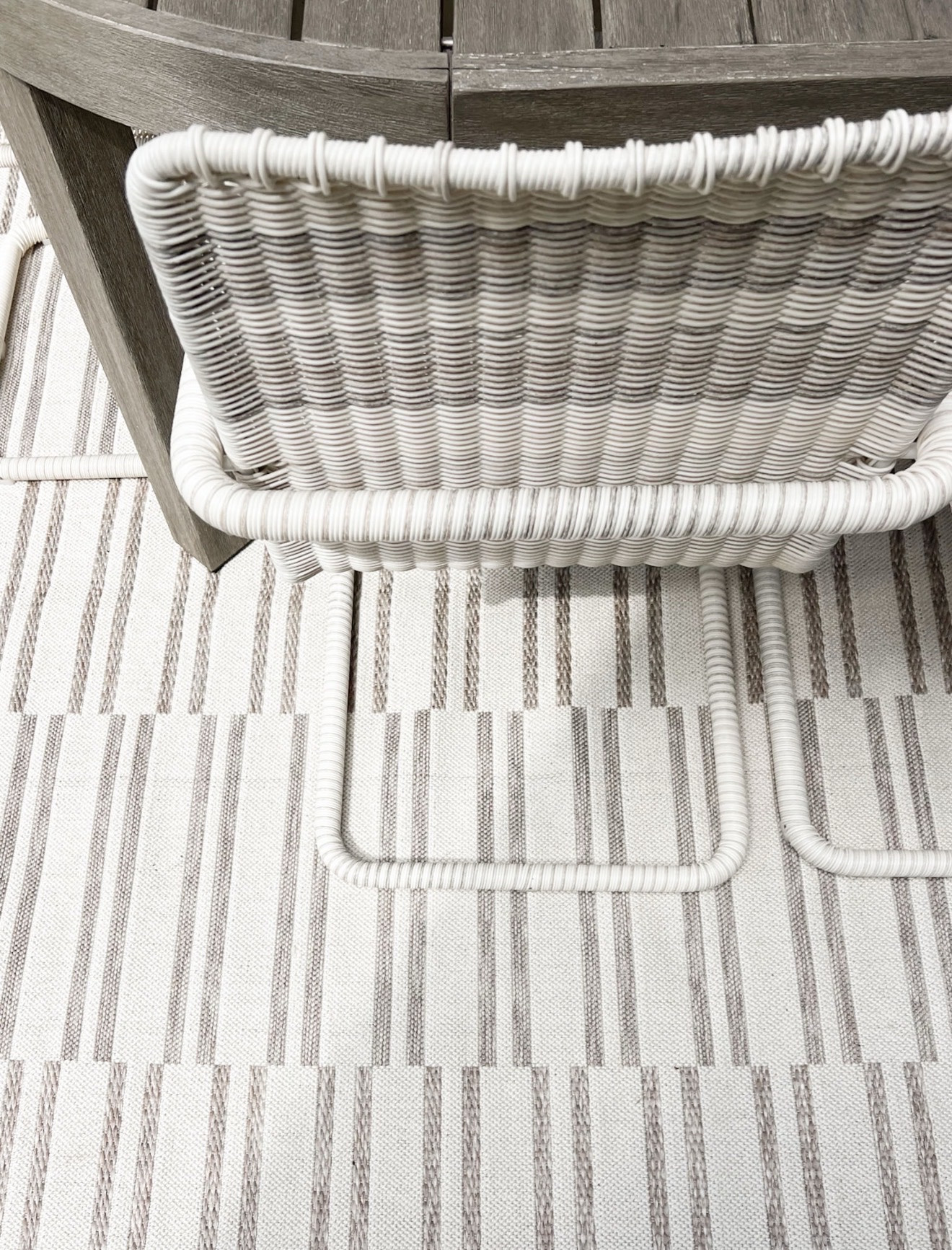 This striped outdoor rug and woven chairs add so much texture to the patio dining space. Serena and Lily is having a major sale on their outdoor collection which is the perfect time to refresh your outdoor dining setup.

serena and lily sale outdoor dining patio dining table wicker dining chairs coastal patio outdoor entertaining backyard patio neutral outdoor decor patio inspiration spring patio styling girlonthehudson

#LTKHome #LTKSaleAlert #LTKSeasonal