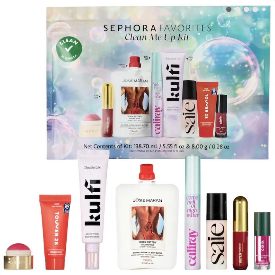 In addition to markdowns, Sephora has a MDW promo where you get 500 extra points when you spend $75 with code STACKPOINTS. Our top pick though is this Sephora “Clean Me Up Kit” Favorites Set, because right now it’s 30% and only $39 for a $172 value‼️

#LTKSaleAlert #LTKBeauty #LTKselfcare