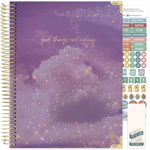 bloom daily planners HARDCOVER 2025 (8.5" x 11") Calendar Year Day Planner (January 2025 - December 2025) - Task & Goal Organizer - Monthly & Weekly Inspirational Agenda Book - Good Things Are Coming | Amazon (US)
