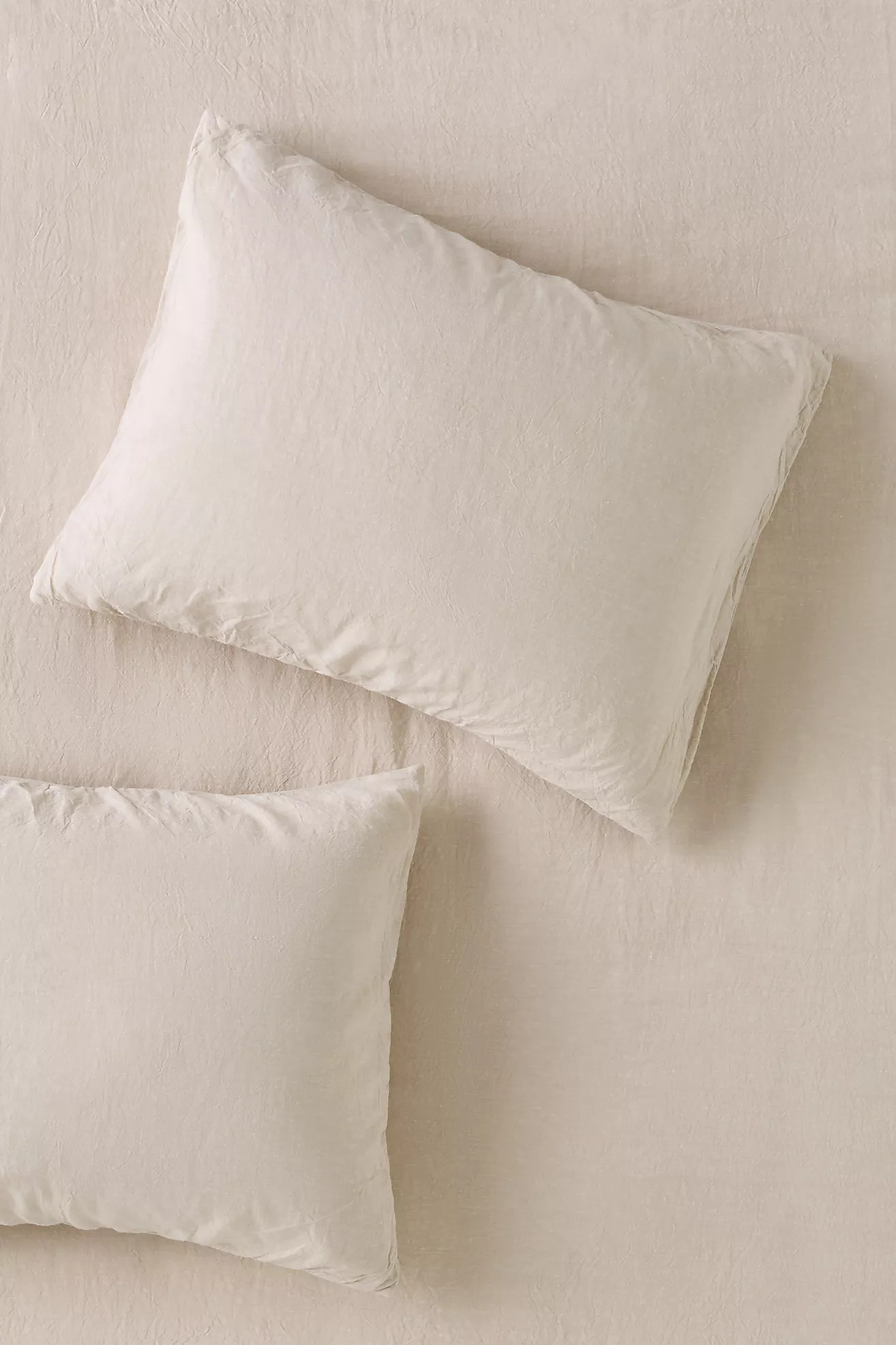 Linen Cotton Yarn Dyed Shams, Set of 2 | Anthropologie (US)
