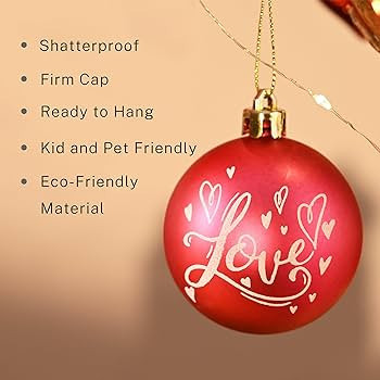 DecorbyHannah Valentine's Day Ornaments, 21ct Pink Red Heart Shape Ornaments for Tree, Romantic S... | Amazon (US)