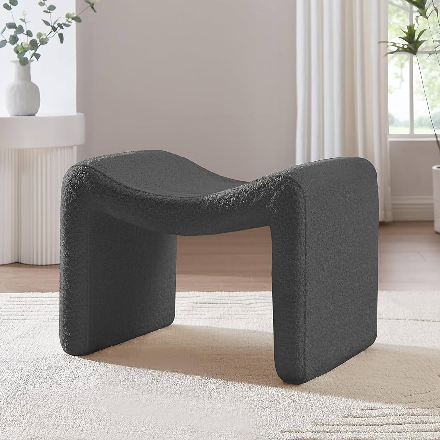 Amazon.com: VANOMi Large Footstool Ottoman, Multi-Functional Modern Foot Stool, Sofa Footrest Ext... | Amazon (US)