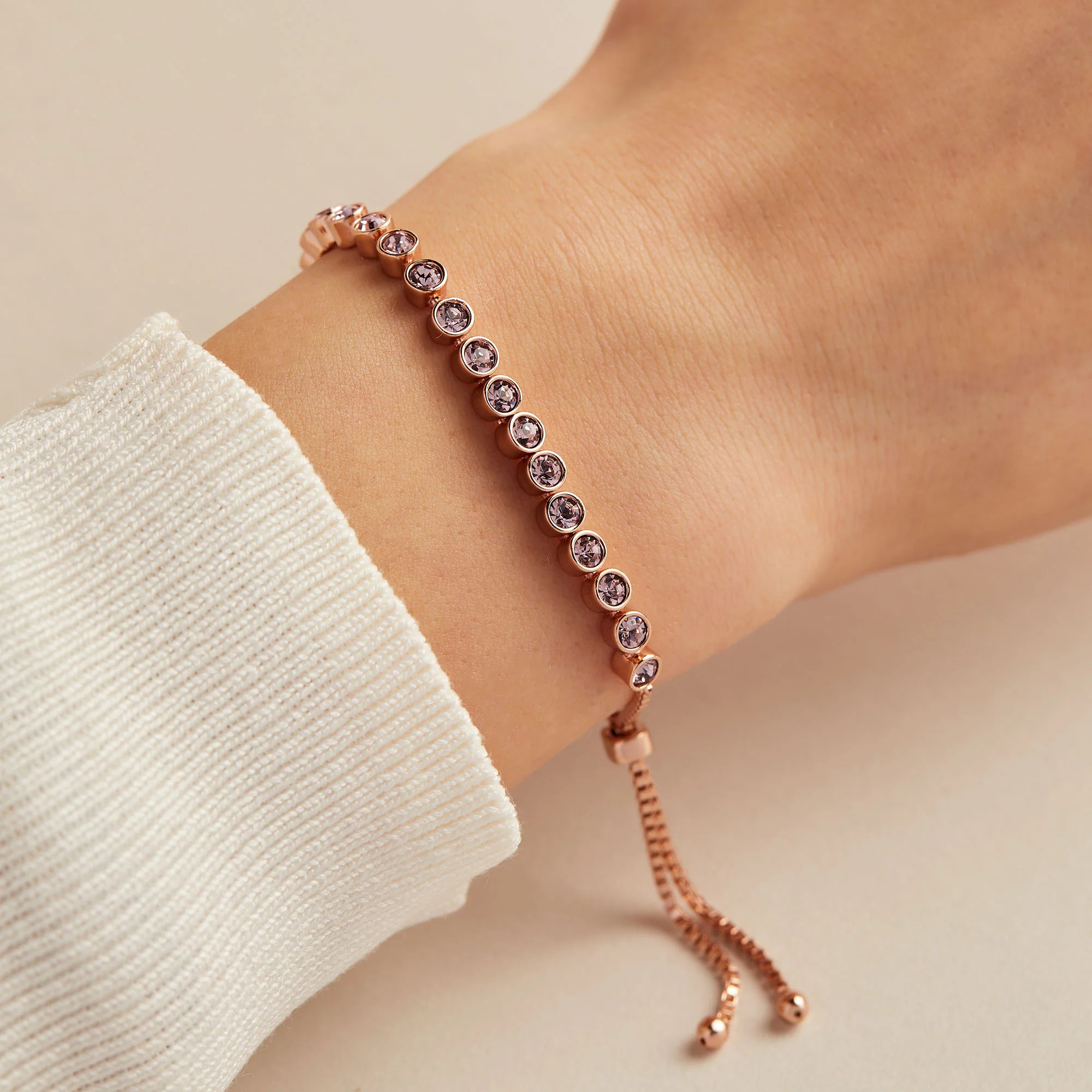 Bolo Tennis Bracelet, Amethyst | Alex and Ani | Alex and Ani