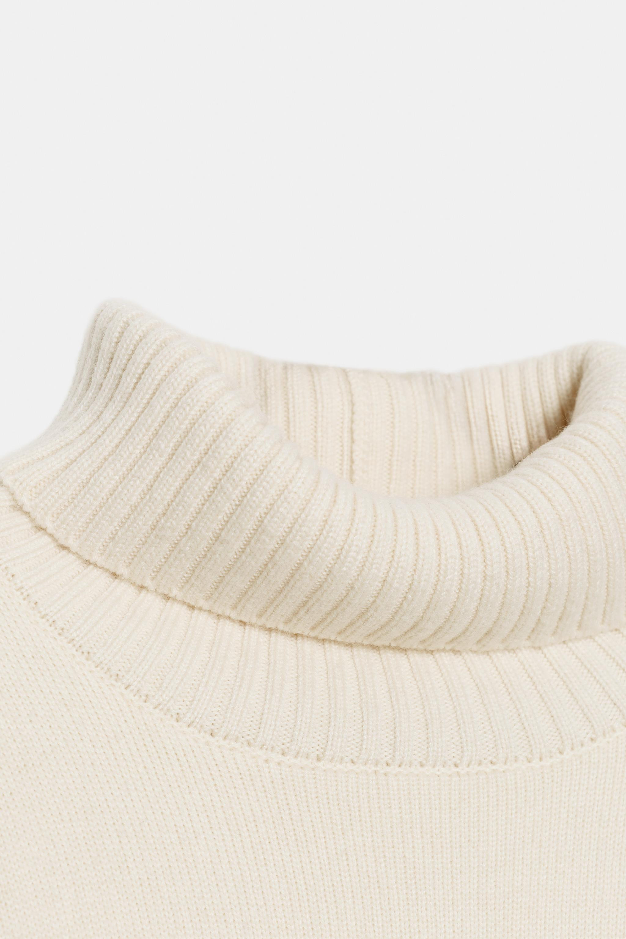 WOOL HIGH NECK JUMPER | Zara UK