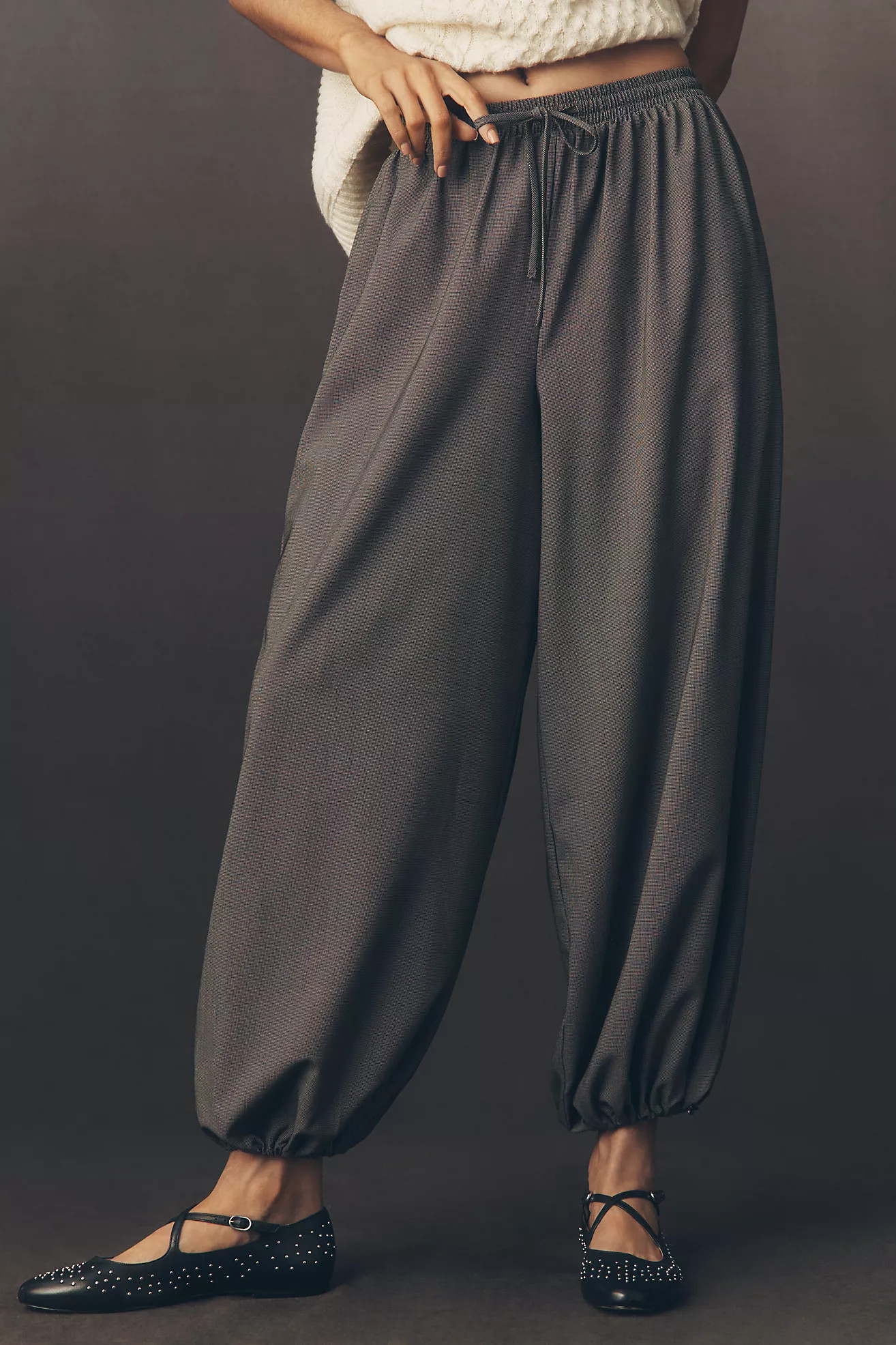 Whiteroom + Cactus Drawstring Balloon Pants | Anthropologie (US)