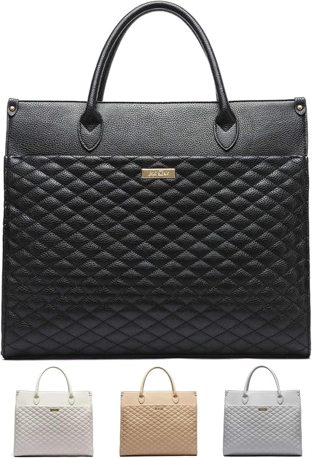 Monaco Tote Bag by Luli Bebe - Women's Designer Luxury Vegan Leather Tote Bag Large, Ladies Weeke... | Amazon (US)