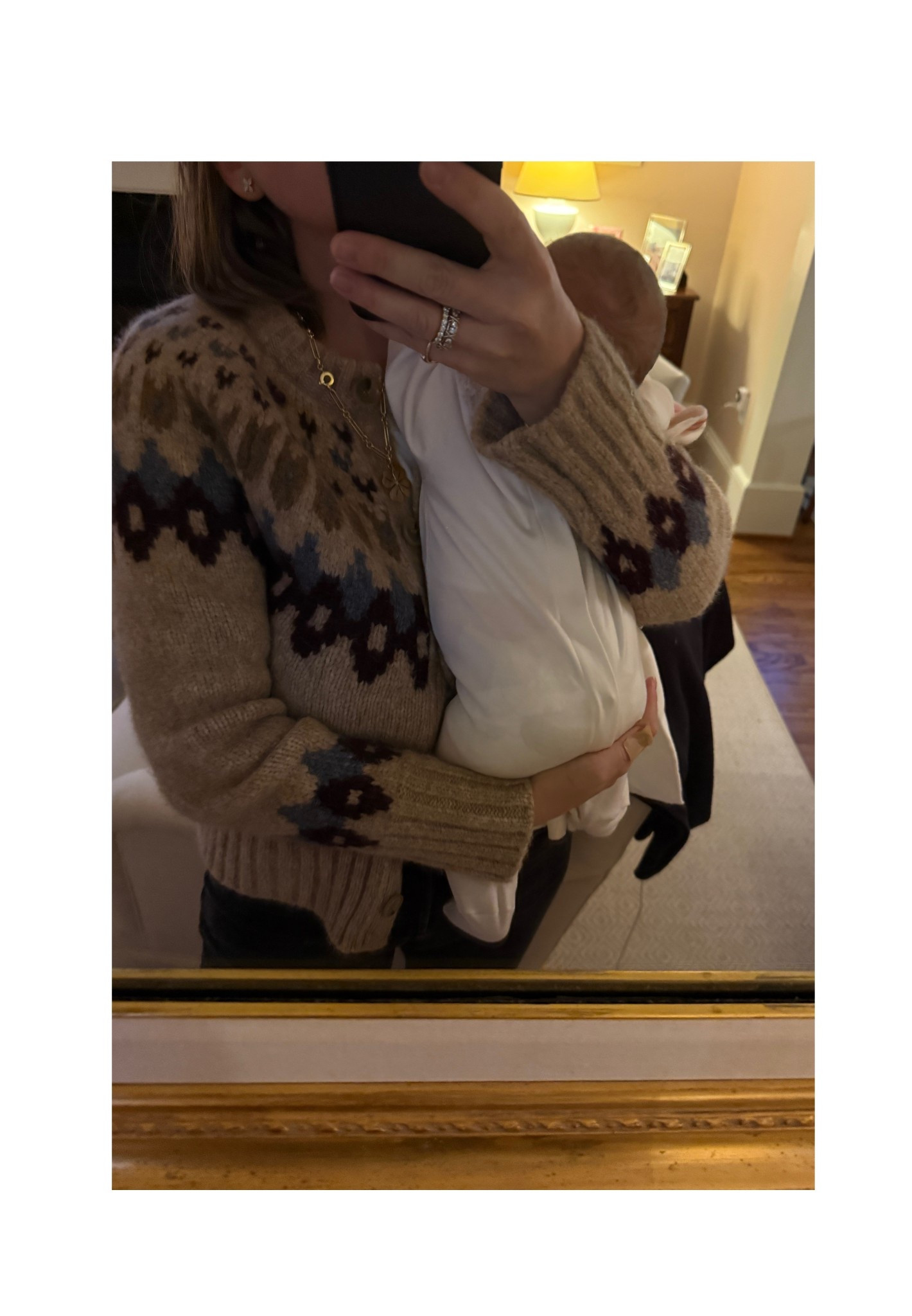 Sweater: runs small. I sized up to medium 
shirt: true to size. I’m in a small 
Jeans: I am wearing my larger jean size 26 

#LTKootd #LTKPetite