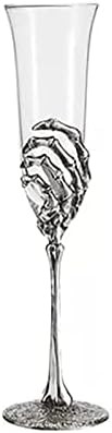 ZZLL Halloween Skeleton Ghost Hand Wine Glass Skull Base Wine Glass Halloween Party Tasting Whisk... | Amazon (CA)