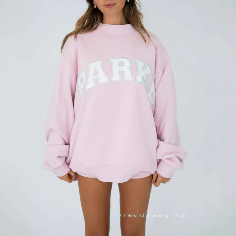 2025 New Women's Crew Neck Sweatshirt with Letter Print | Walmart (US)