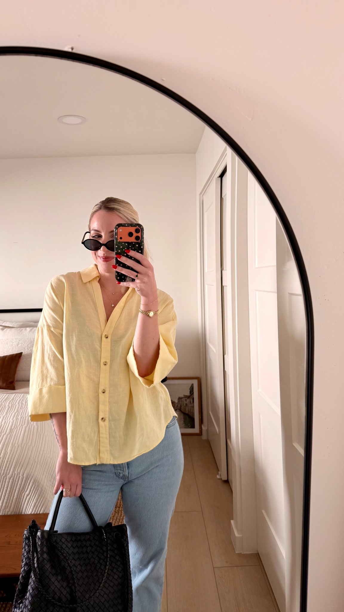 butter yellow just makes everything look expensive 💛

an easy spring outfit formula i’ll be repeating — linen button up, great denim, polished accessories

linked everything here and similar options✨

#LTKgrwm #LTKSeasonal #LTKootd
