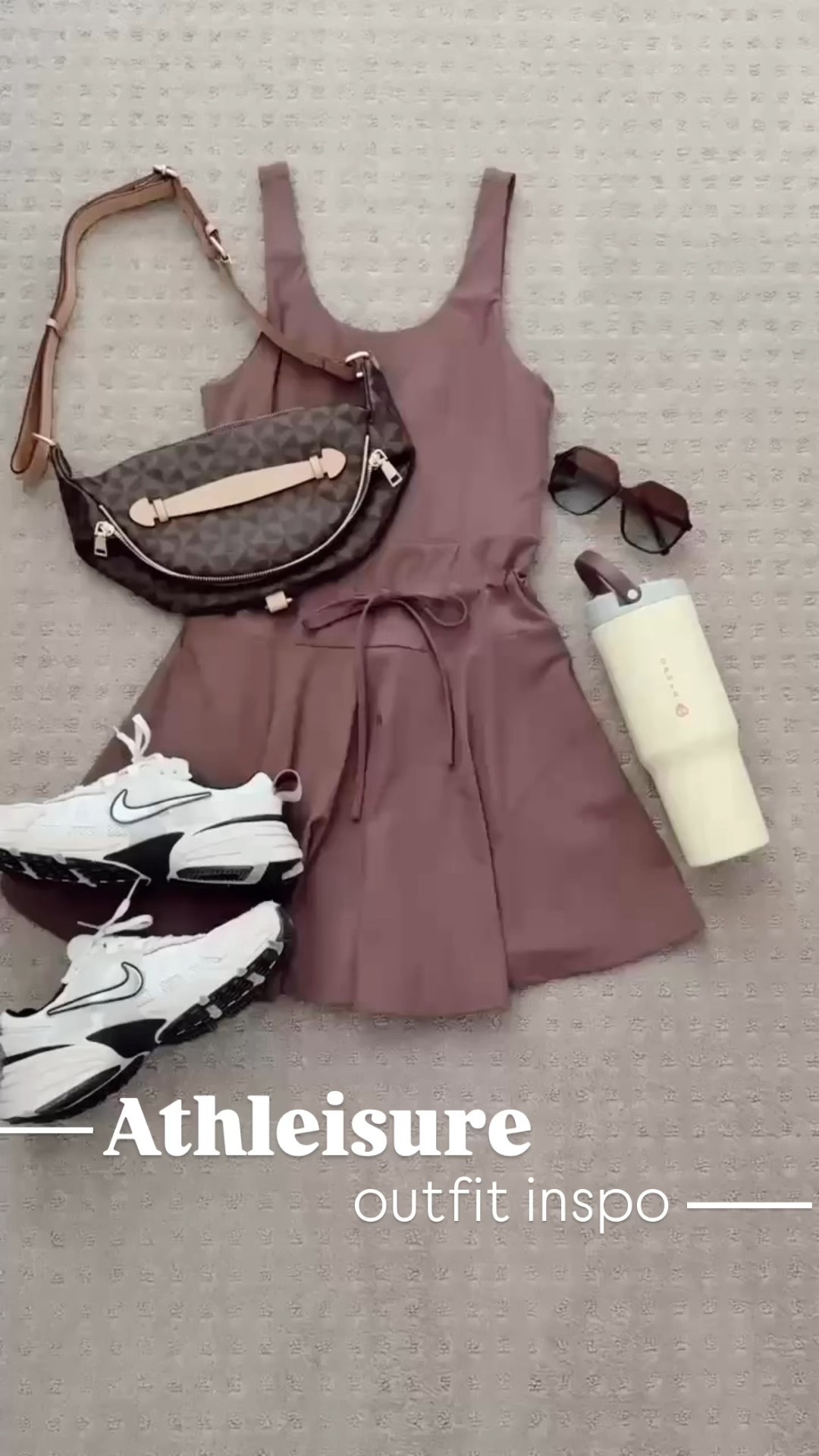 Chic athleisure outfit inspo. Would make the cutest gym outfit or travel outfit! 

#LTKStyleTip #LTKActive #LTKShoeCrush
