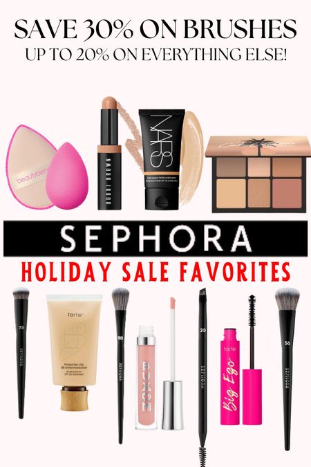 My all time favs are on sale during the Sephora holiday sale! I have all of these products and they’re my forever staples. Save 30% on Sephora brushes and up to 20% on everything else! #sephora #sephorasale #holidaysale #giftsforher 

#LTKHolidaySale #LTKGiftGuide #LTKsalealert