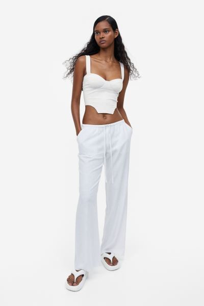 Bustier-style Crop Top | H&M (US + CA)