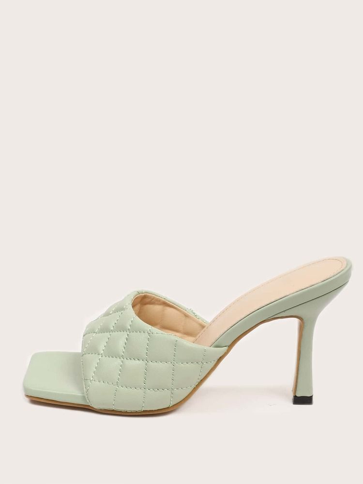 Quilted Mule Sandals | SHEIN