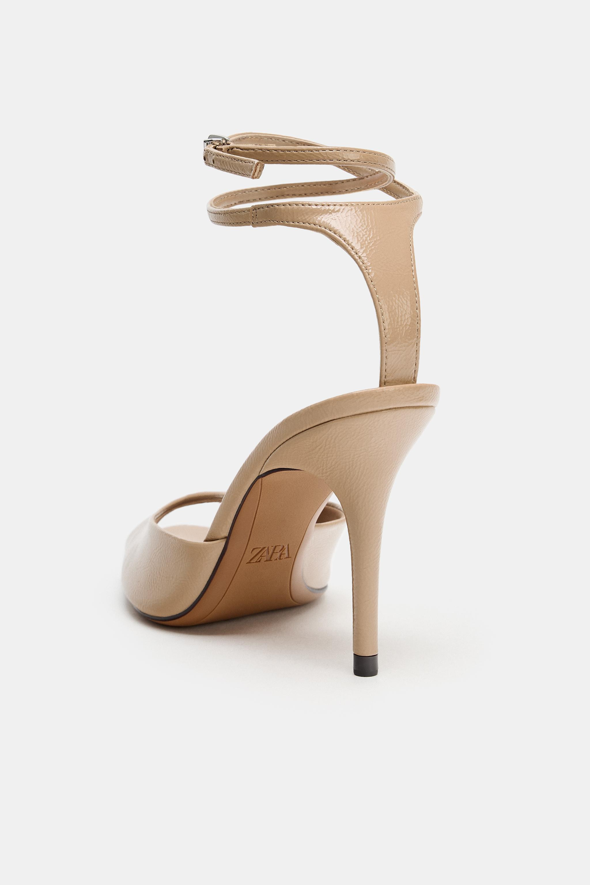ANKLE STRAP HEELED SANDALS | Zara UK