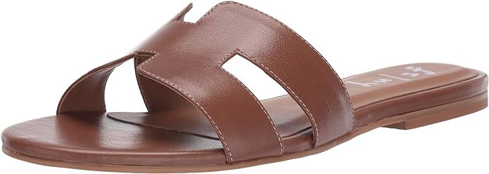 French Sole Alibi Sandal Cognac Leather 6 | Amazon (US)