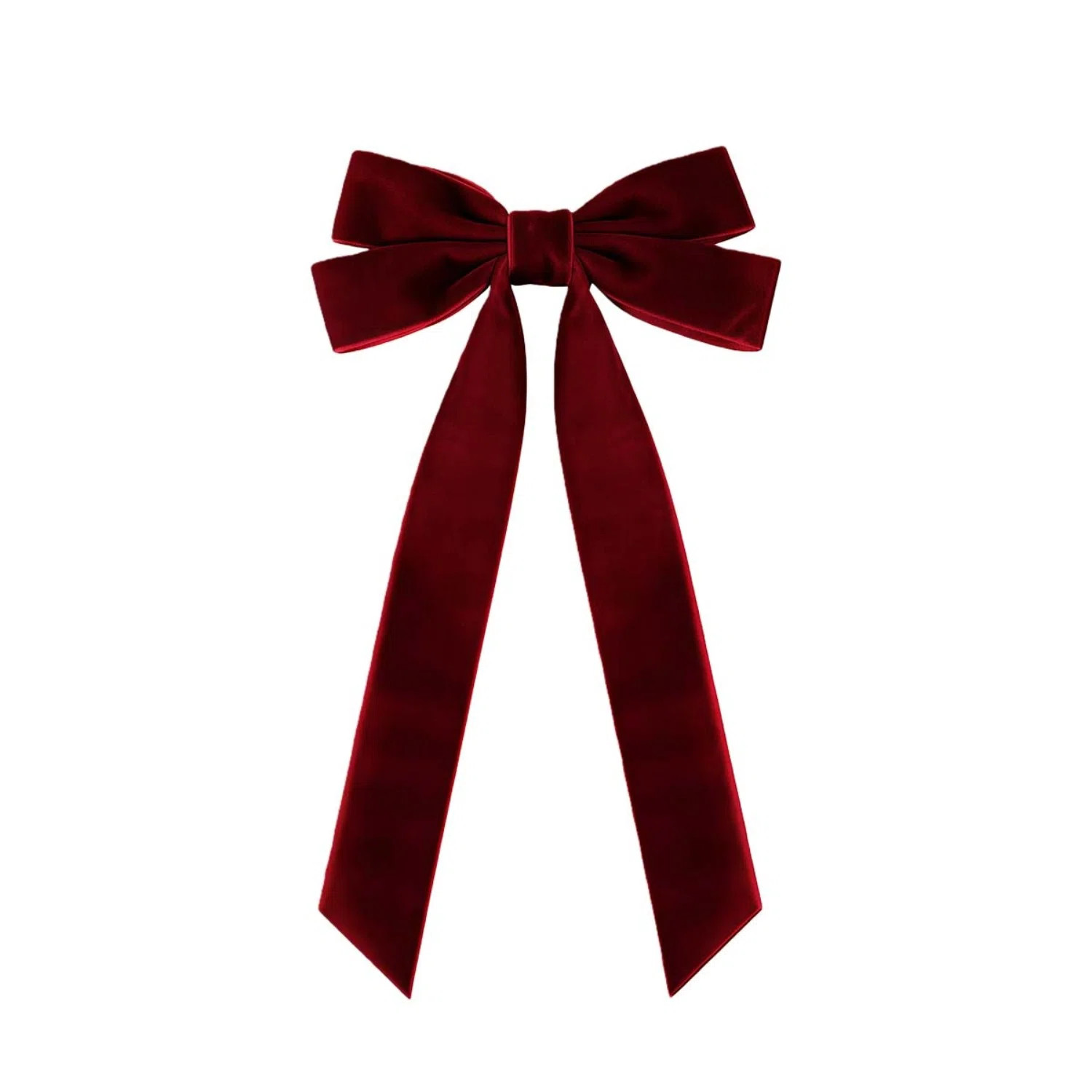 15 Pcs Christmas Bow Ornament 4 X 7 Inch Xmas Tree Ribbon Hanging Bows Christmas Wedding Aisle De... | Wayfair North America