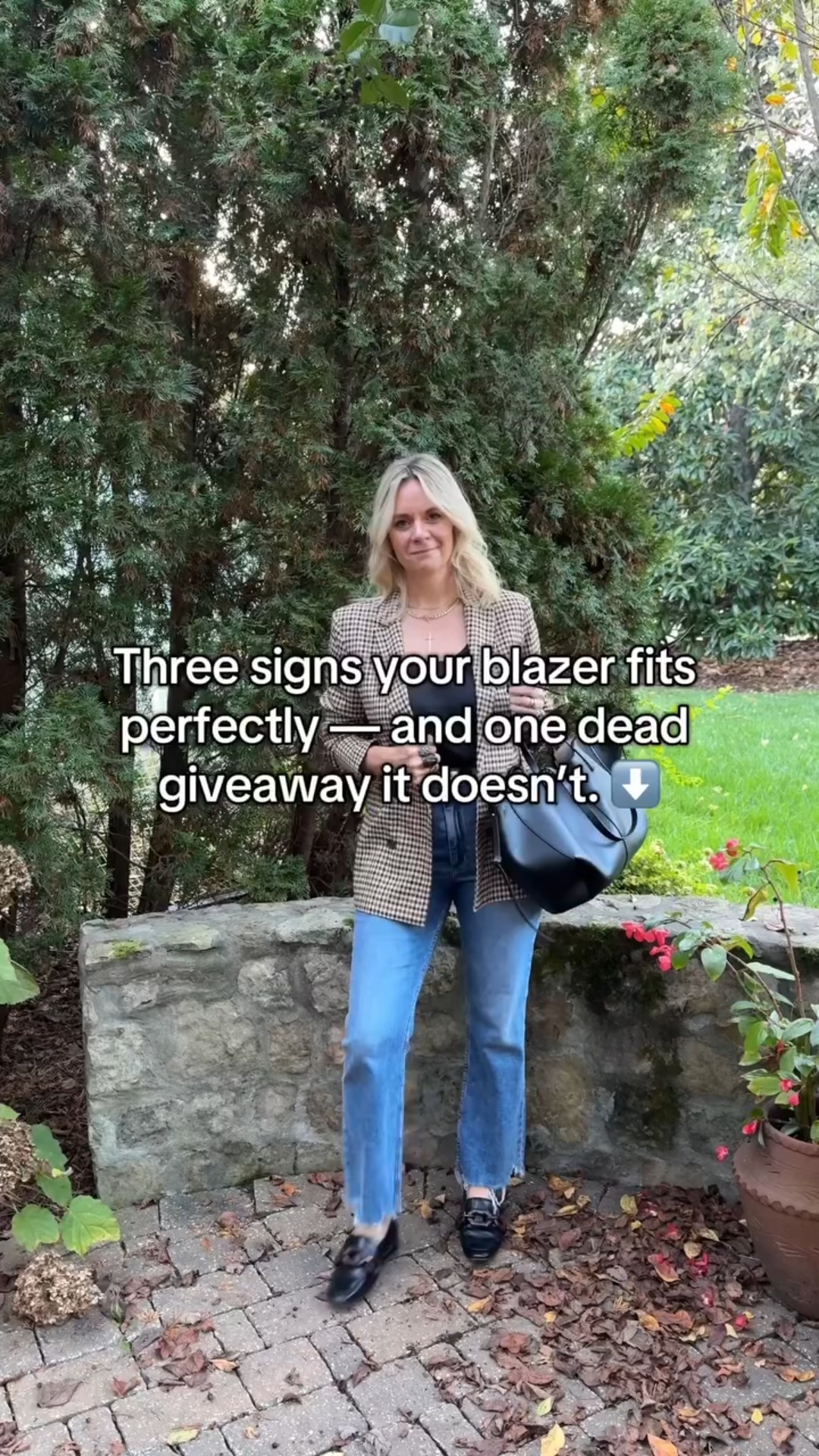 The perfect blazer can take you from casual to polished in seconds — but only if it fits right. 👏 

Here are 3 signs yours fits perfectly: 
1️⃣ The shoulder seam hits right at your shoulder bone. 
2️⃣ You can comfortably button it without pulling or puckering. 
3️⃣ The sleeves hit just above your wrist bone, showing a bit of your shirt cuff. 

And the dead giveaway it doesn’t? 
When it pulls across the back or shoulders every time you move. 

Our stylists help women find pieces that fit flawlessly — from the boardroom to brunch. ✨ 

Ready for your best-fitting blazer yet? Let’s find it. Click the link in bio to book your personal shopping session. 

#effortlessstyle #personalstylist #styletip #wardrobeessential