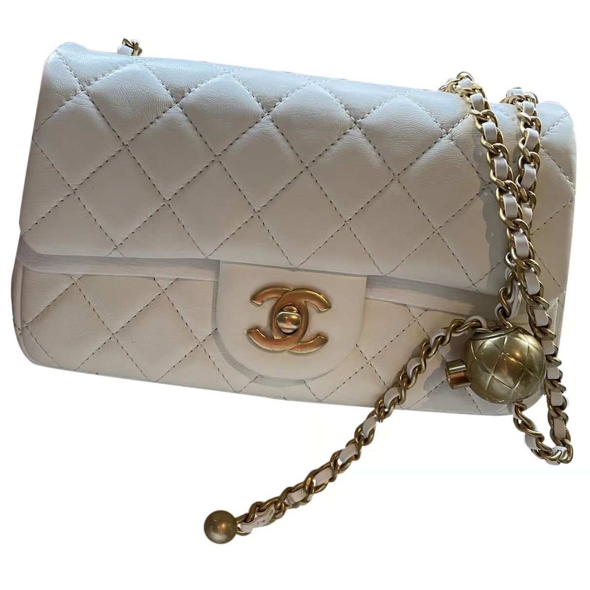 Timeless/classique leather crossbody bag Chanel White in Leather - 32391009 | Vestiaire Collective (Global)