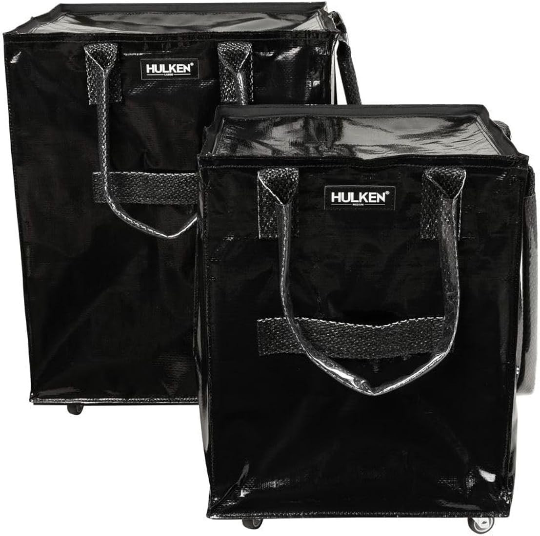 HULKEN - Reusable Grocery, Laundry Bag On Wheels, Shopping Trolley, Zipper Closure, Lightweight, ... | Amazon (US)