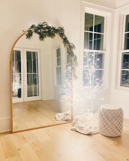 I love this floor mirror 😍. This is the xl size. 

#LTKHoliday #LTKhome #LTKSeasonal