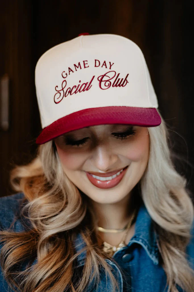Game Day Social Club Two-Toned Vintage Hat | Katydid.com